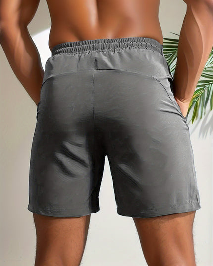 Short de sport pour homme - Tissu extensible à séchage rapide