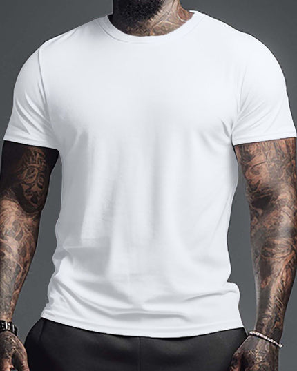 T-shirts à manches courtes pour hommes avec taureau imprimé