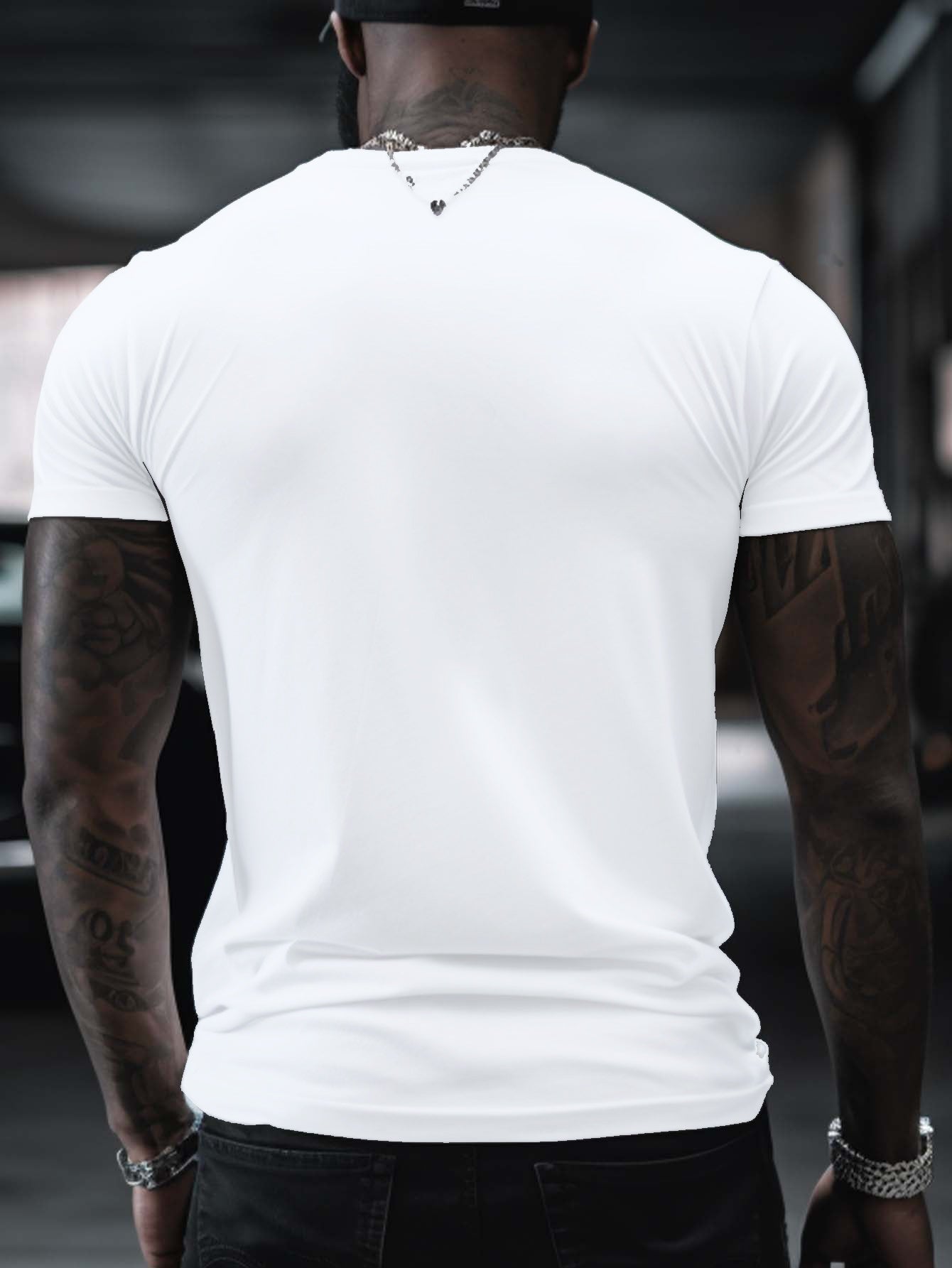 T-shirts à manches courtes imprimés bétail pour homme