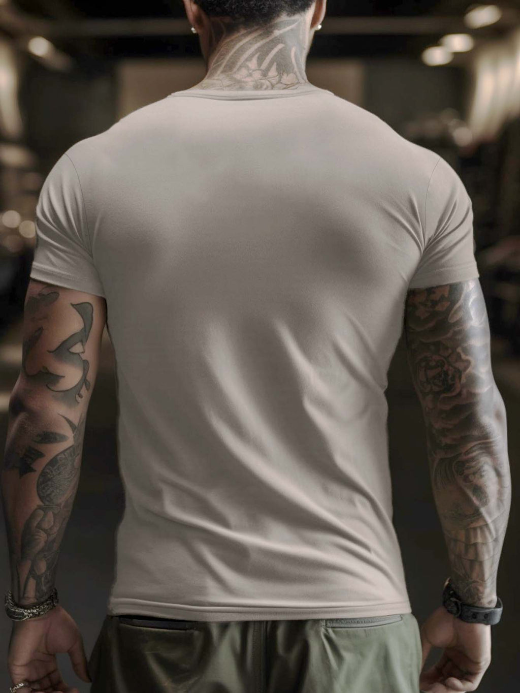 T-shirts à manches courtes imprimés bétail pour homme