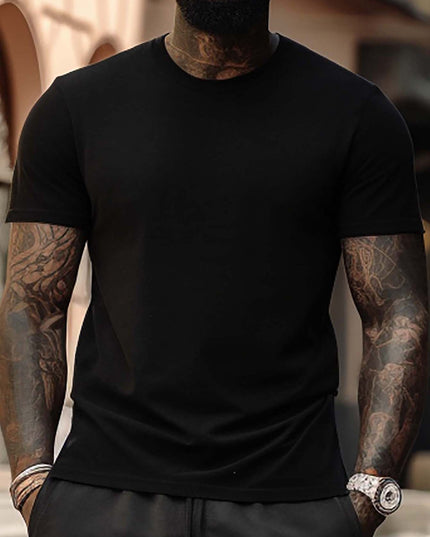 T-shirts à manches courtes pour hommes avec taureau imprimé