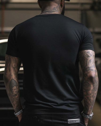 T-shirts à manches courtes imprimés bétail pour homme