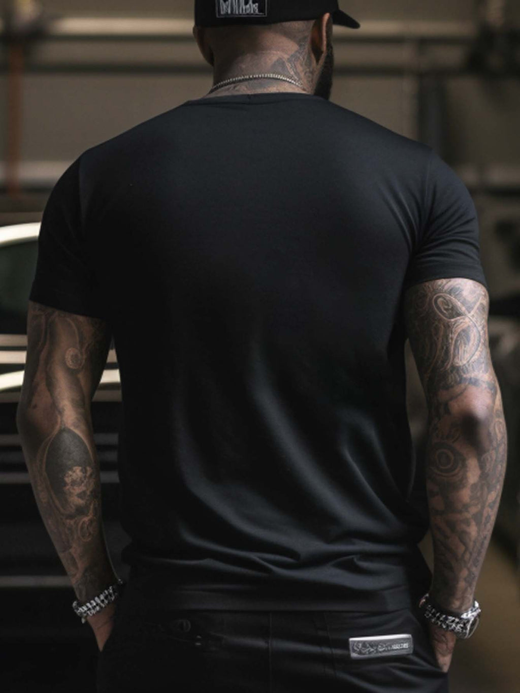 T-shirts à manches courtes imprimés bétail pour homme
