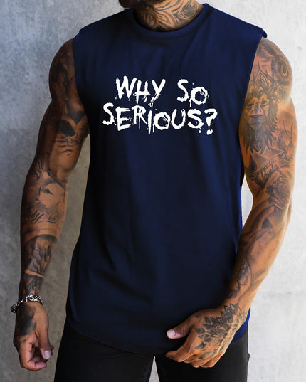 Débardeurs de sport pour homme "Why So Serious ?"