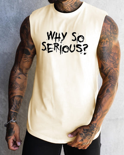 Débardeurs de sport pour homme "Why So Serious ?"