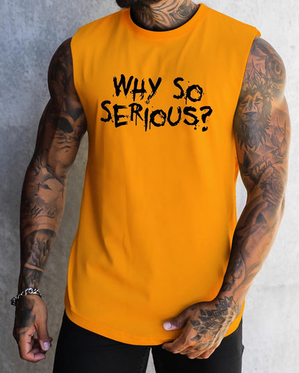 Débardeurs de sport pour homme "Why So Serious ?"