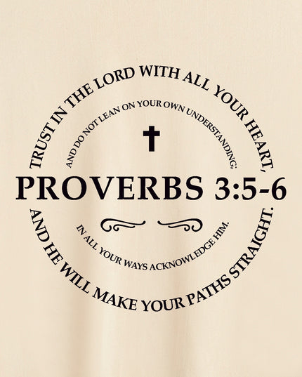 Débardeur homme imprimé avec logo Proverbes 3:5-6