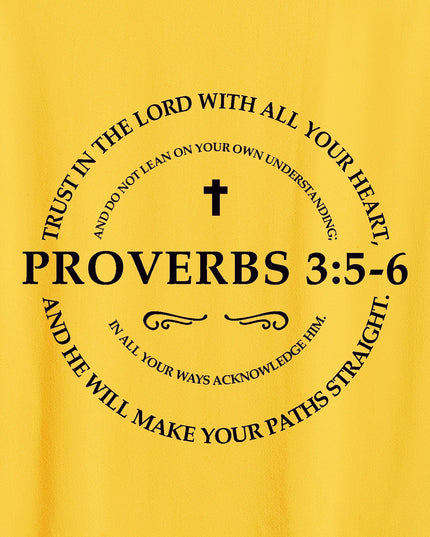 Débardeur homme imprimé avec logo Proverbes 3:5-6