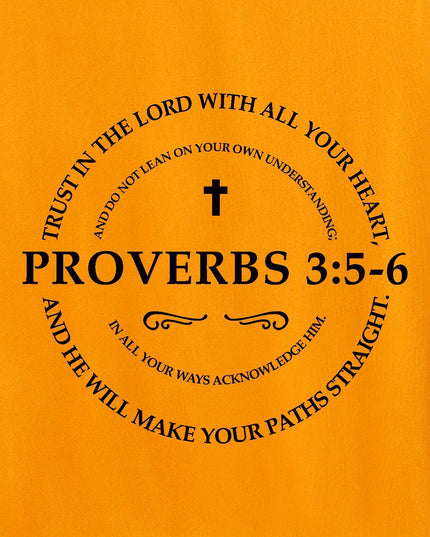 Débardeur homme imprimé avec logo Proverbes 3:5-6