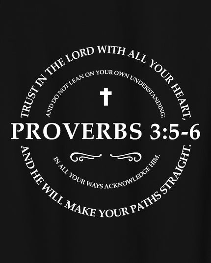 Débardeur homme imprimé avec logo Proverbes 3:5-6