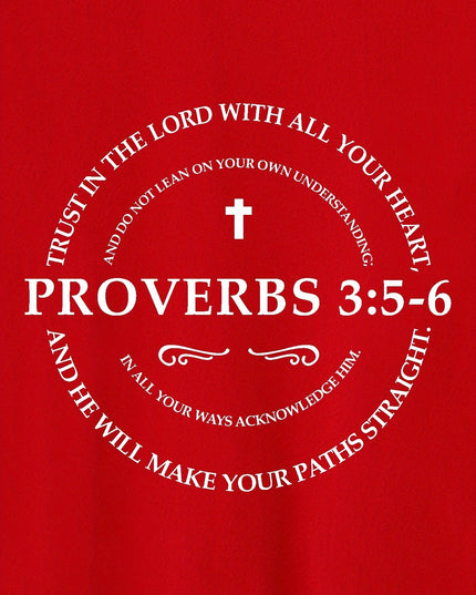 Débardeur homme imprimé avec logo Proverbes 3:5-6