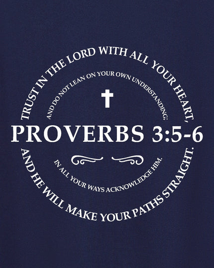 Débardeur homme imprimé avec logo Proverbes 3:5-6