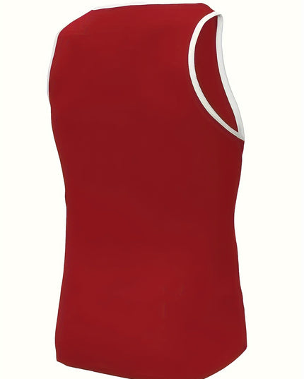 Débardeur sans manches à col rond pour homme