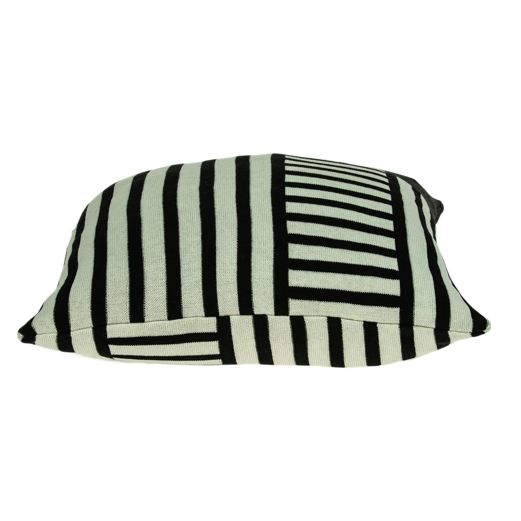 Housse de coussin multicolore de transition 45,7 x 12,7 x 45,7 cm avec insert en polyester