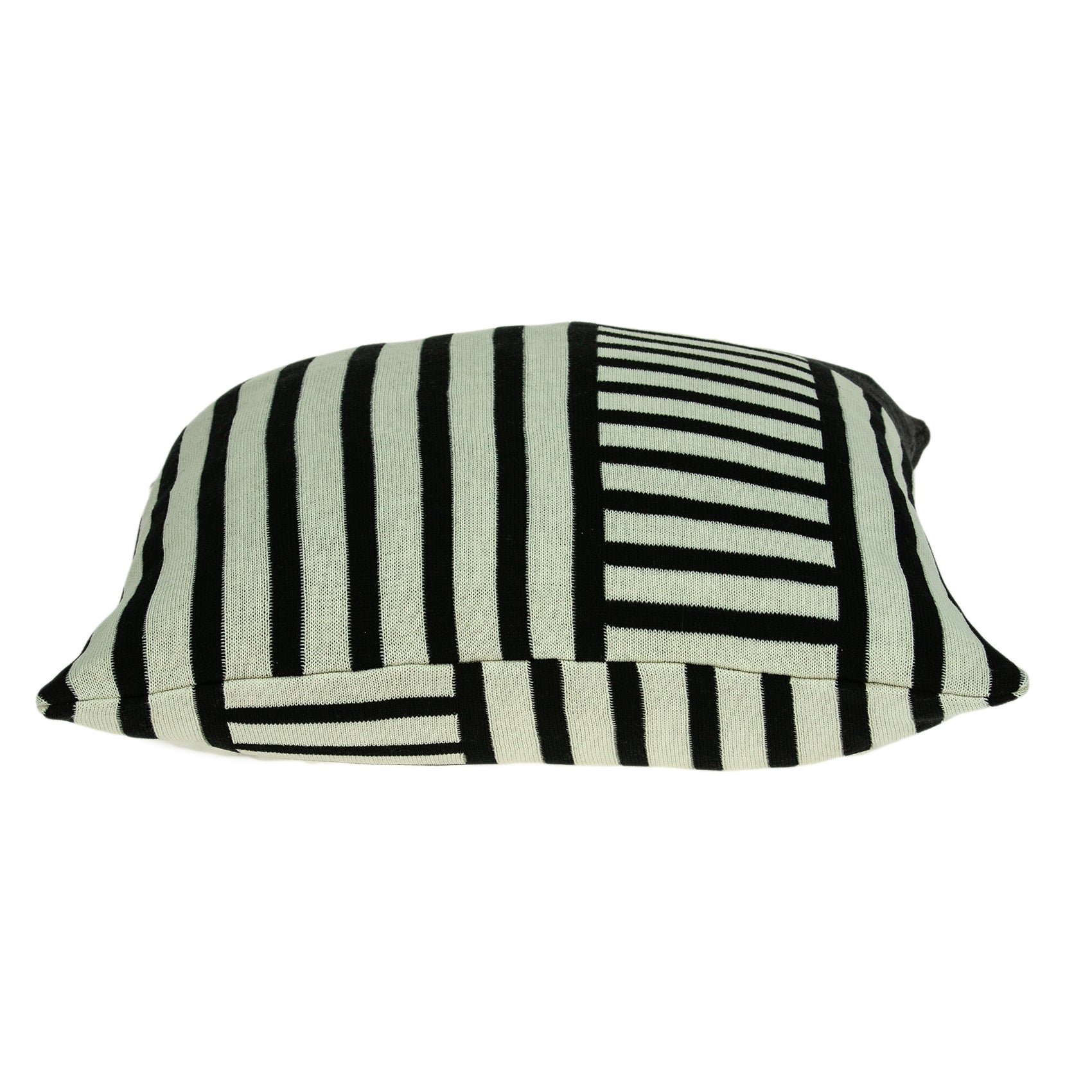 Housse de coussin multicolore de transition 45,7 x 12,7 x 45,7 cm avec insert en polyester