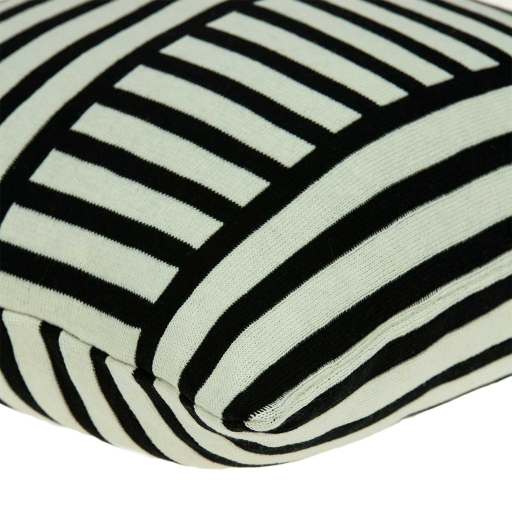 Housse de coussin multicolore de transition 45,7 x 12,7 x 45,7 cm avec insert en polyester