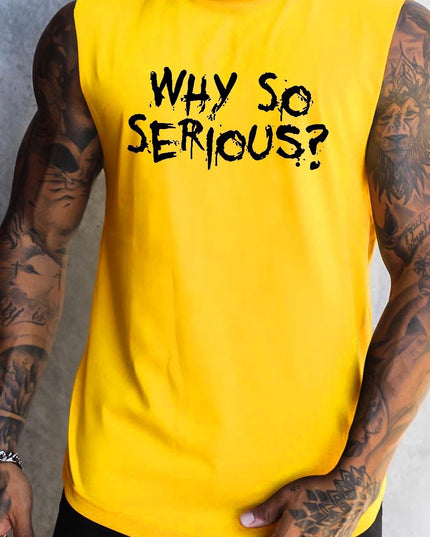 Débardeurs de sport pour homme "Why So Serious ?"