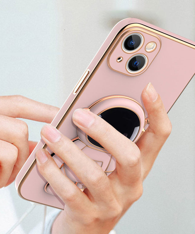 Coque de téléphone 3D astronaute avec support anti-chute