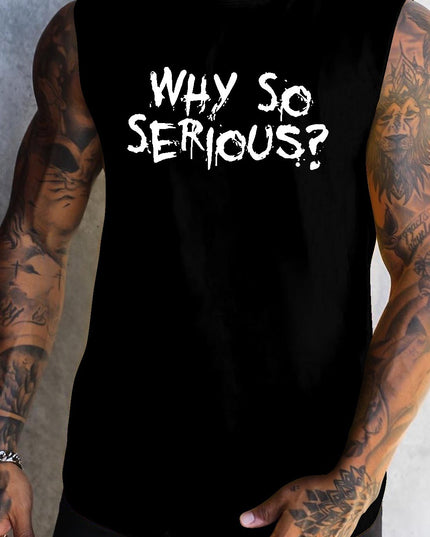 Débardeurs de sport pour homme "Why So Serious ?"