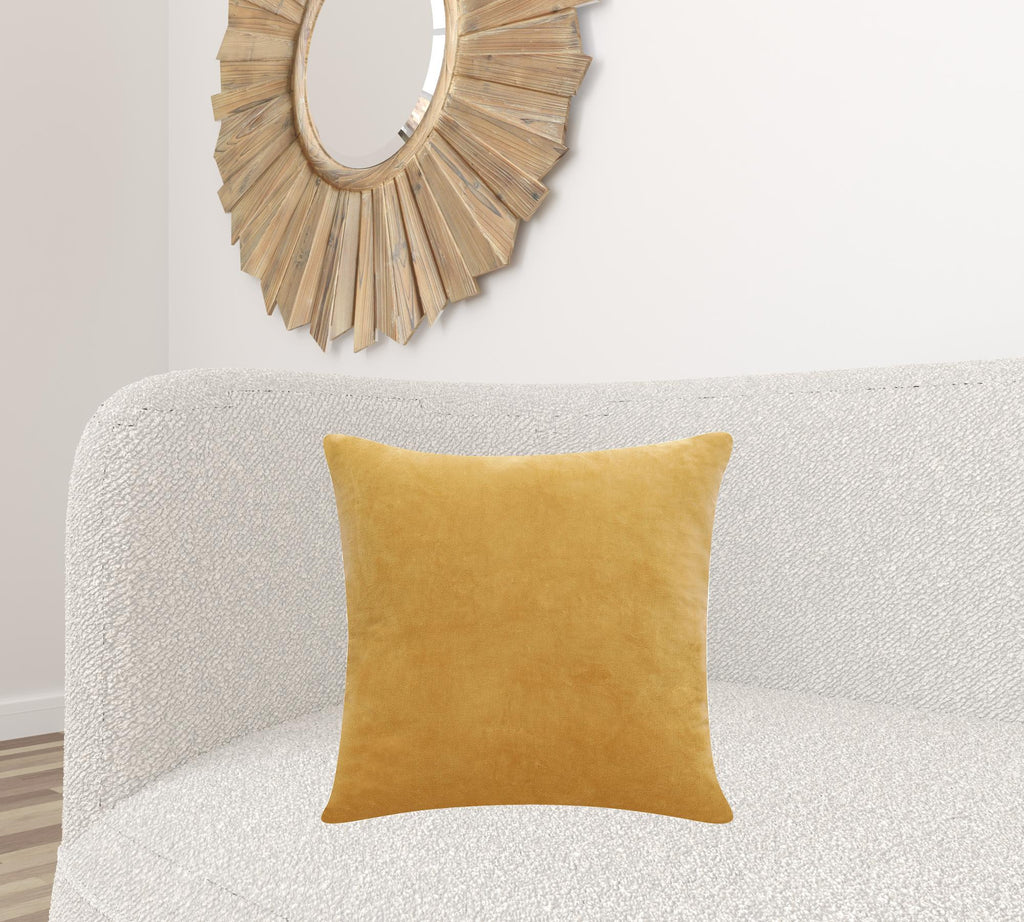 Coussin jaune de 20''
