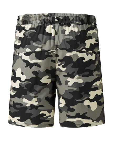 Short de sport pour homme - Tissu extensible à séchage rapide