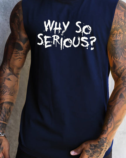 Débardeurs de sport pour homme "Why So Serious ?"