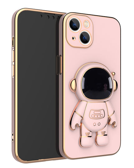 Coque de téléphone 3D astronaute avec support anti-chute