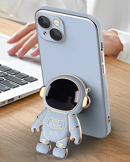 Coque de téléphone 3D astronaute avec support anti-chute