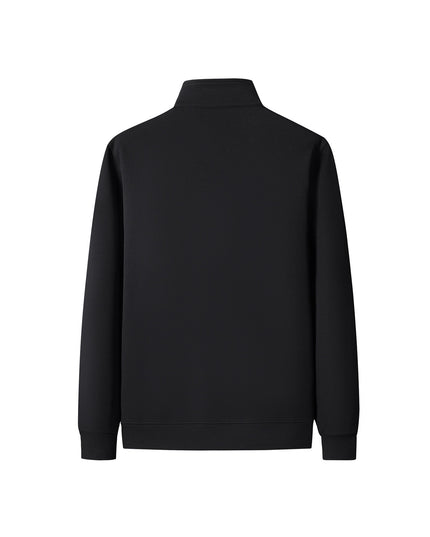 Cardigan décontracté à manches longues pour homme avec col montant