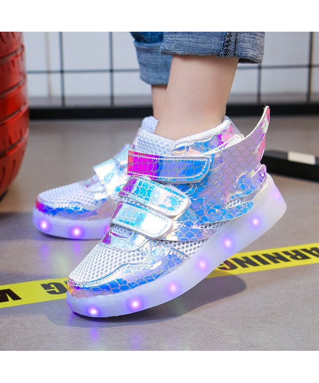 Baskets lumineuses pour enfants