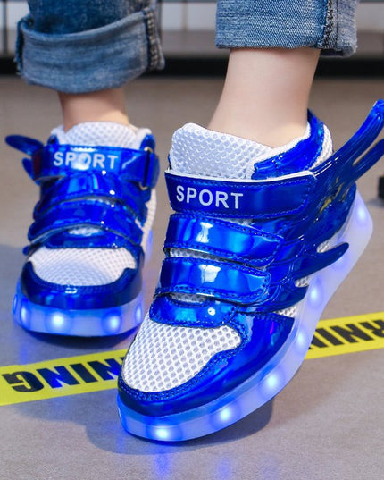 Baskets lumineuses pour enfants