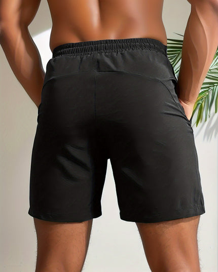 Short de sport pour homme - Tissu extensible à séchage rapide