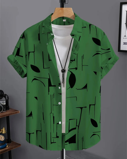 Chemise homme simple imprimée en 3D