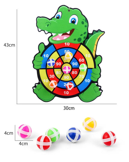 Jeu de sport Montessori avec 2 balles collantes