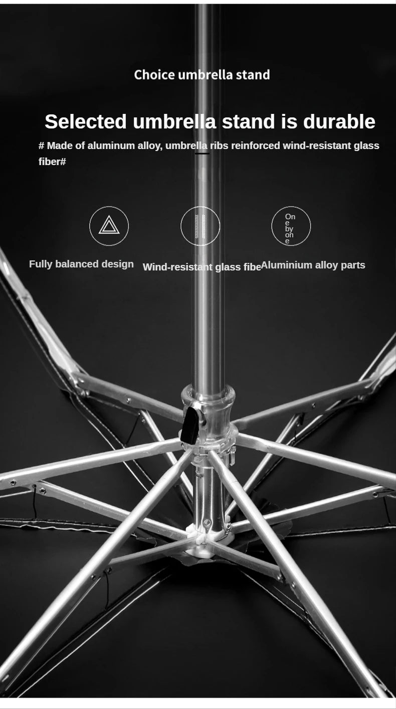 mini parapluie de poche pliable en vinyle, protection UV et ultraviolets, 55 % de réduction