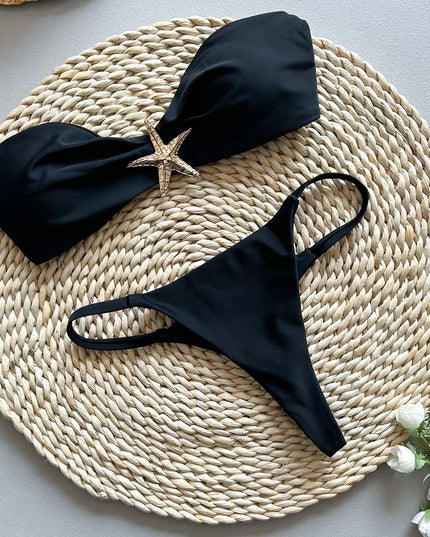 Maillot de bain bandeau brésilien