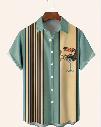 Chemise homme simple imprimée en 3D