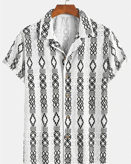 Chemise homme simple imprimée en 3D
