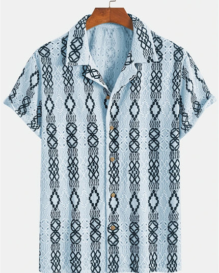 Chemise homme simple imprimée en 3D