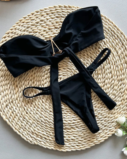 Maillot de bain bandeau brésilien