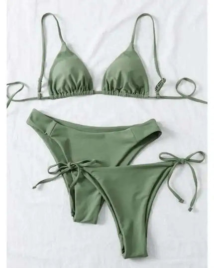 Maillot de bain brésilien pour femme, ensemble bikini sexy, soutien-gorge push-up rembourré