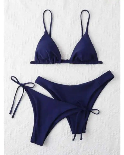 Maillot de bain brésilien pour femme, ensemble bikini sexy, soutien-gorge push-up rembourré