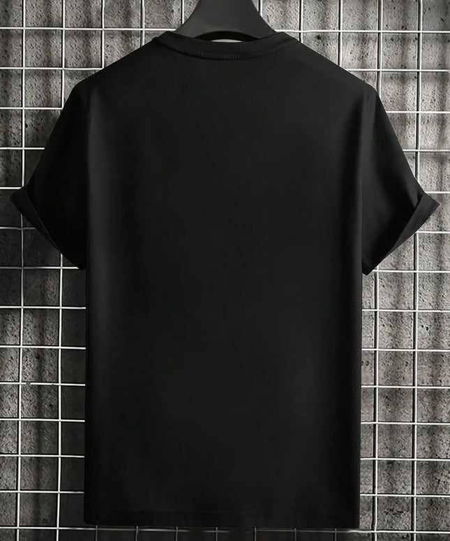 Artistic Letter A Peach Heart Printed Mens T Shirts Summer Cotton T-Shirt Casual O-Neck Clothes Hip Hop Oversized Short Sleeve