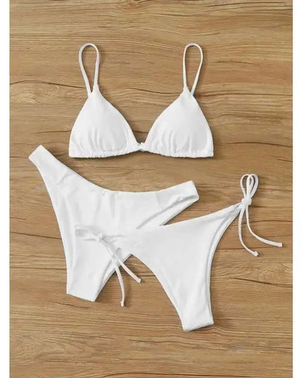 Maillot de bain brésilien pour femme, ensemble bikini sexy, soutien-gorge push-up rembourré