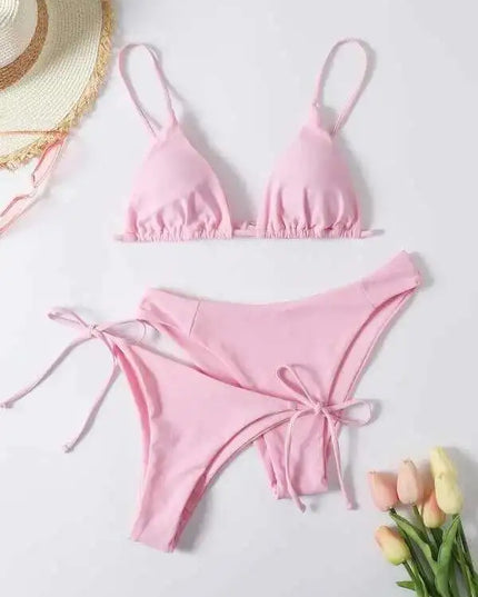 Maillot de bain brésilien pour femme, ensemble bikini sexy, soutien-gorge push-up rembourré