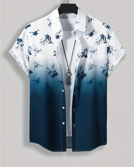 Chemise homme simple imprimée en 3D