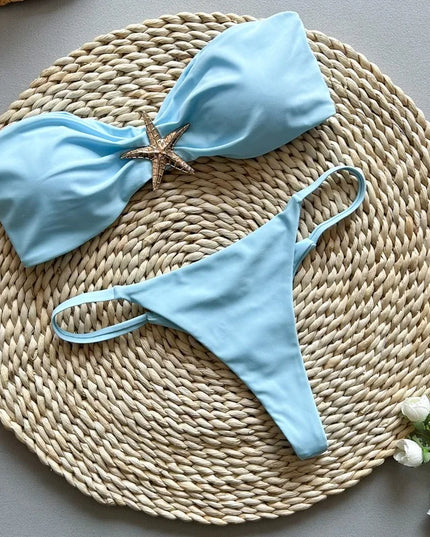 Maillot de bain bandeau brésilien