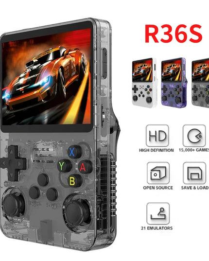 Console de jeux vidéo portable rétro R36S