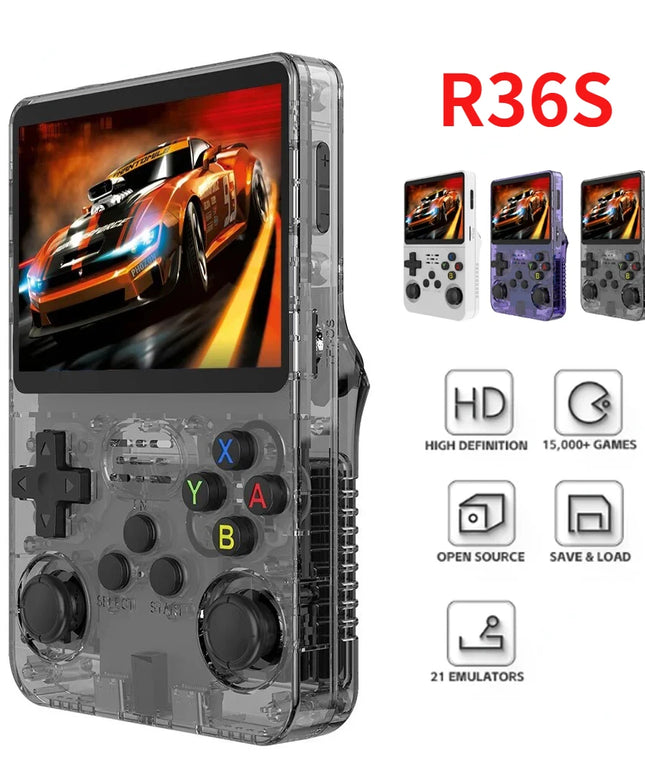 Console de jeux vidéo portable rétro R36S
