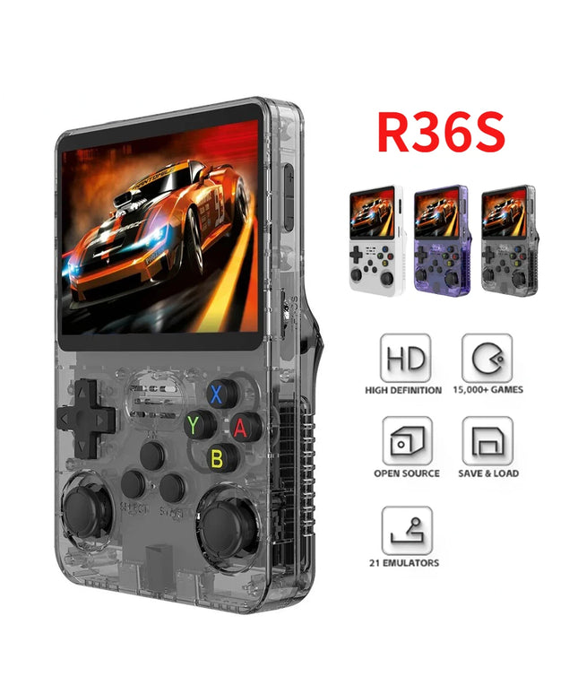 Console de jeux vidéo portable rétro R36S